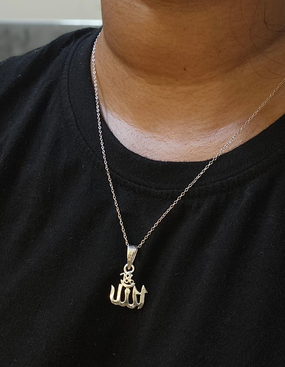 Islamic Symbol Allah Pendant in 925 Silver