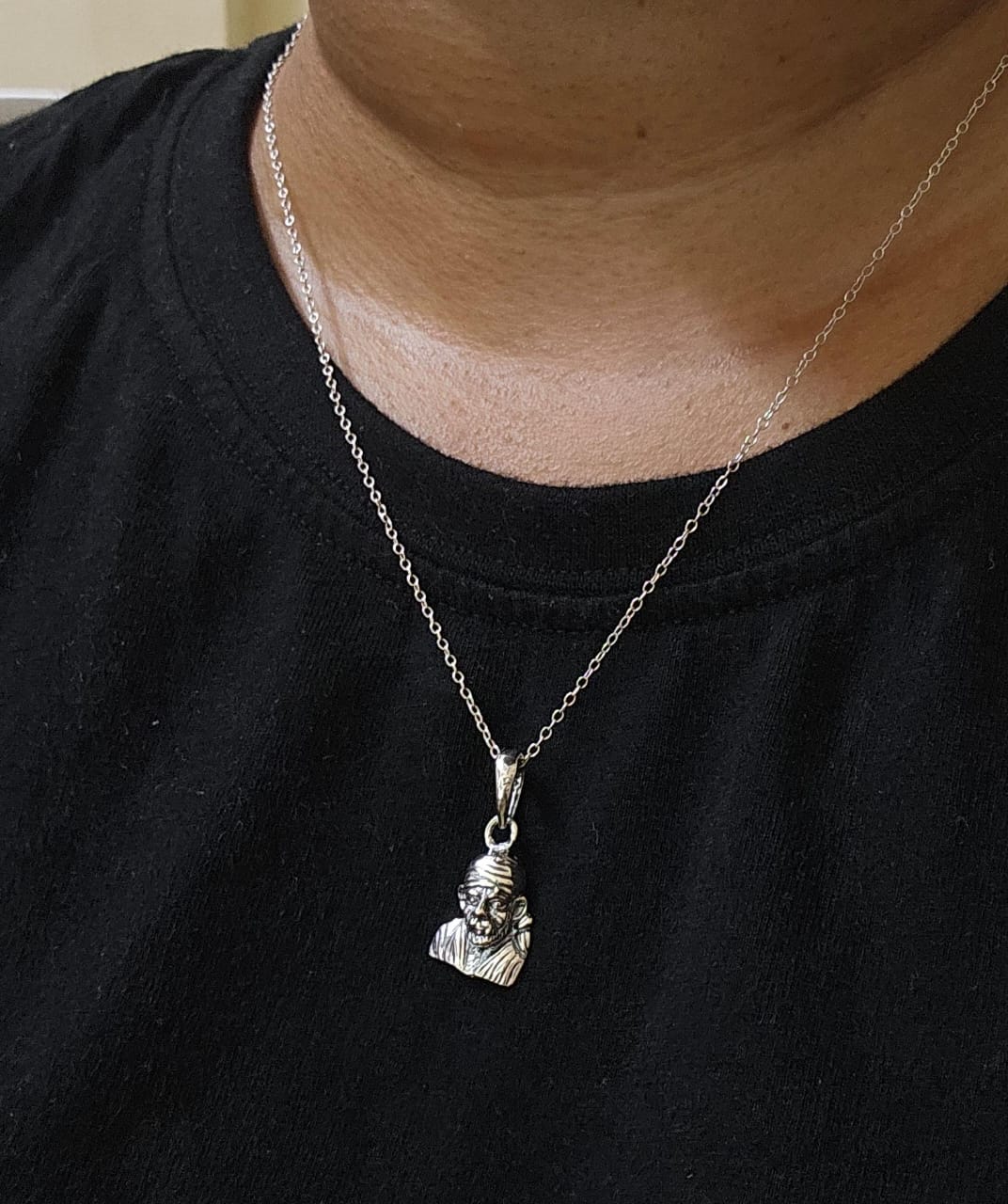 Sai Baba Pendant in 925 Silver