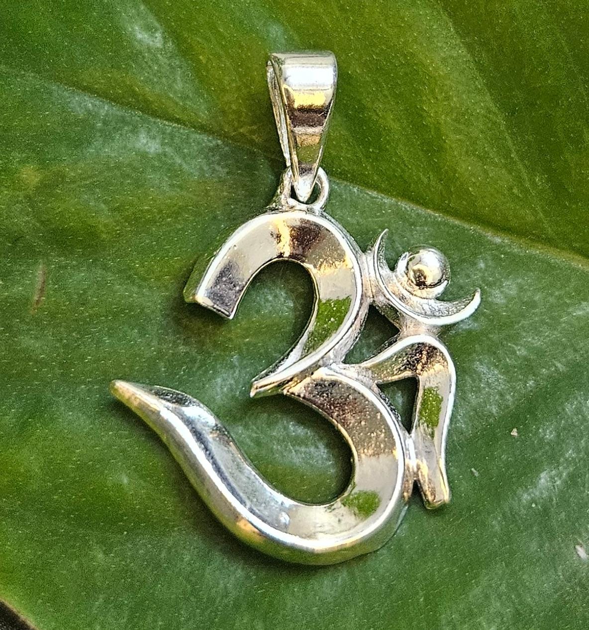 Om Symbol Men's Pendant in 925 Silver