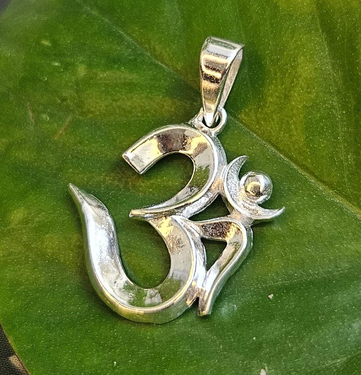 Om Symbol Men's Pendant in 925 Silver
