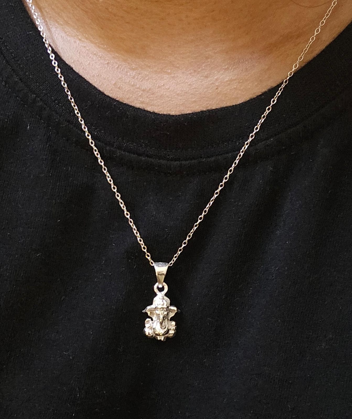 Lord Ganesha Pendant in 925 Silver