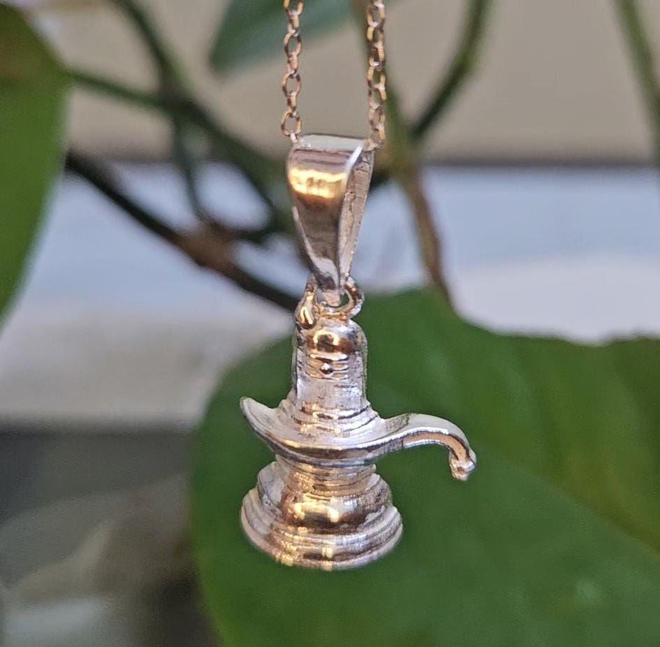 Little Shivlinga Pendant of Mahadev in 925 Silver