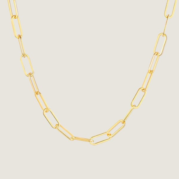 Paperclip Gold Chain