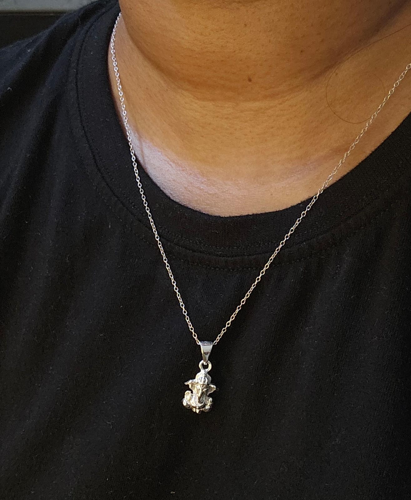 Lord Ganesha Pendant in 925 Silver