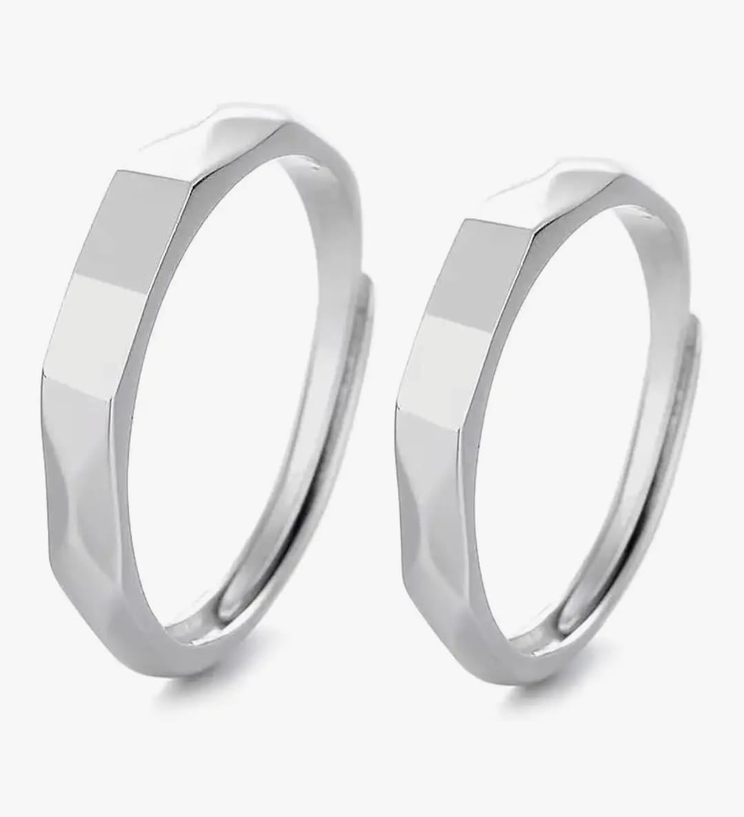 Light Sculpted Rings for Couples