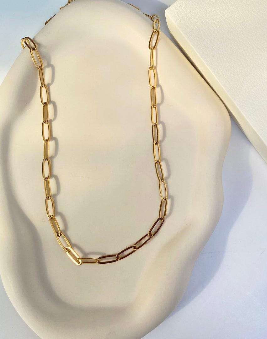 Paperclip Gold Chain