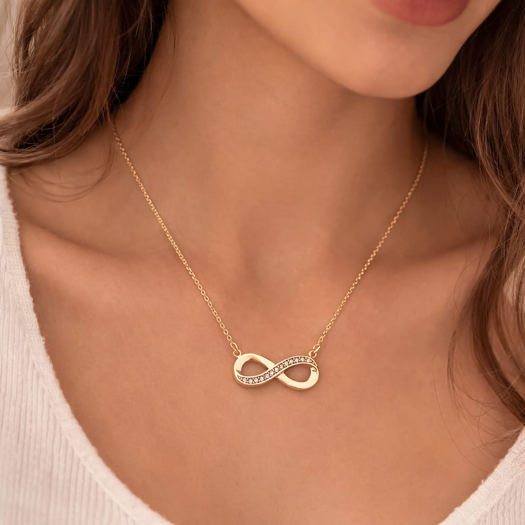 Infinity Gold Necklace
