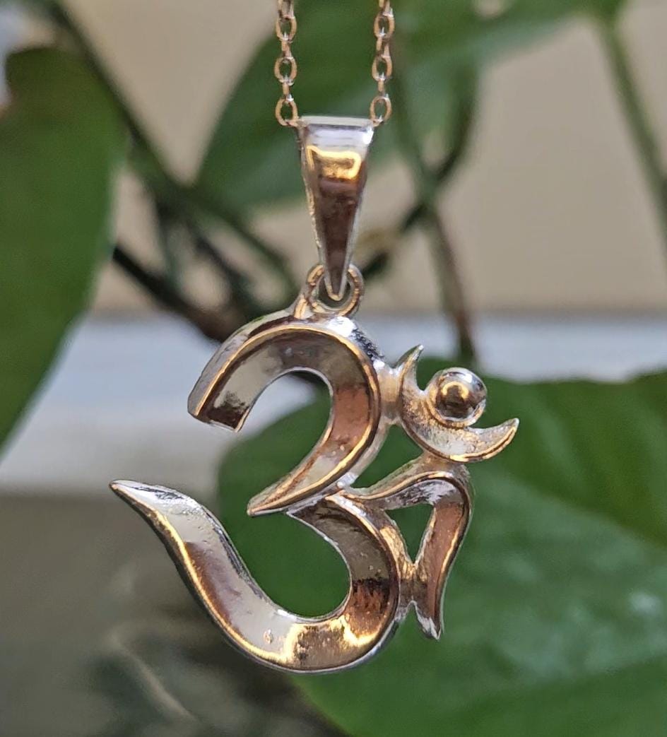 Om Symbol Men's Pendant in 925 Silver