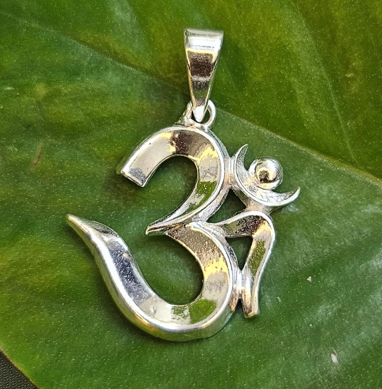 Om Symbol Men's Pendant in 925 Silver