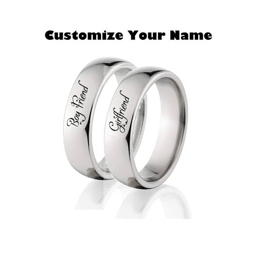 925 Pure Silver Couples Matching Bands/ Ring Set