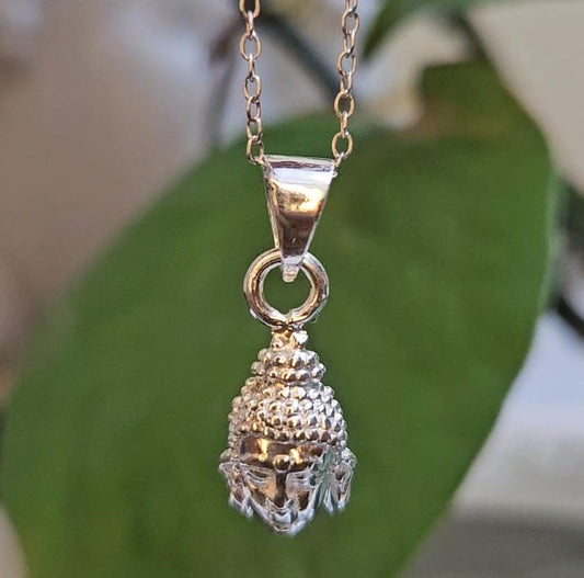 Small Buddha Pendant in 925 Silver