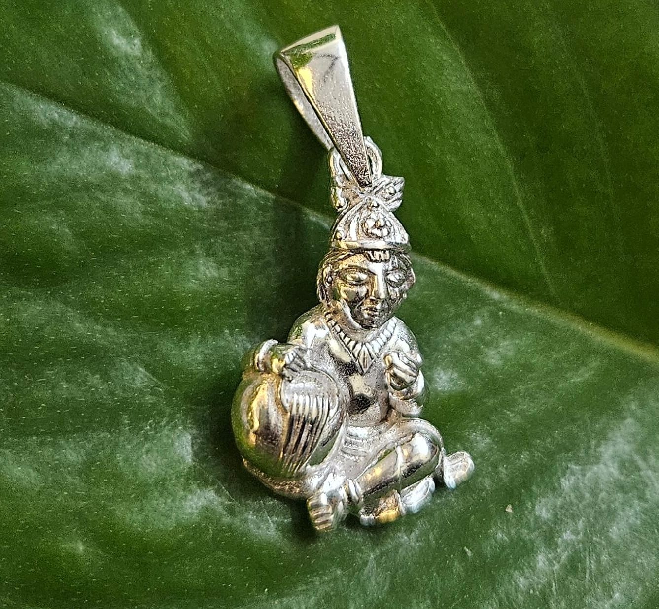 Makhanchor Little Kanha/ Krishna Pendant in 925 Silver