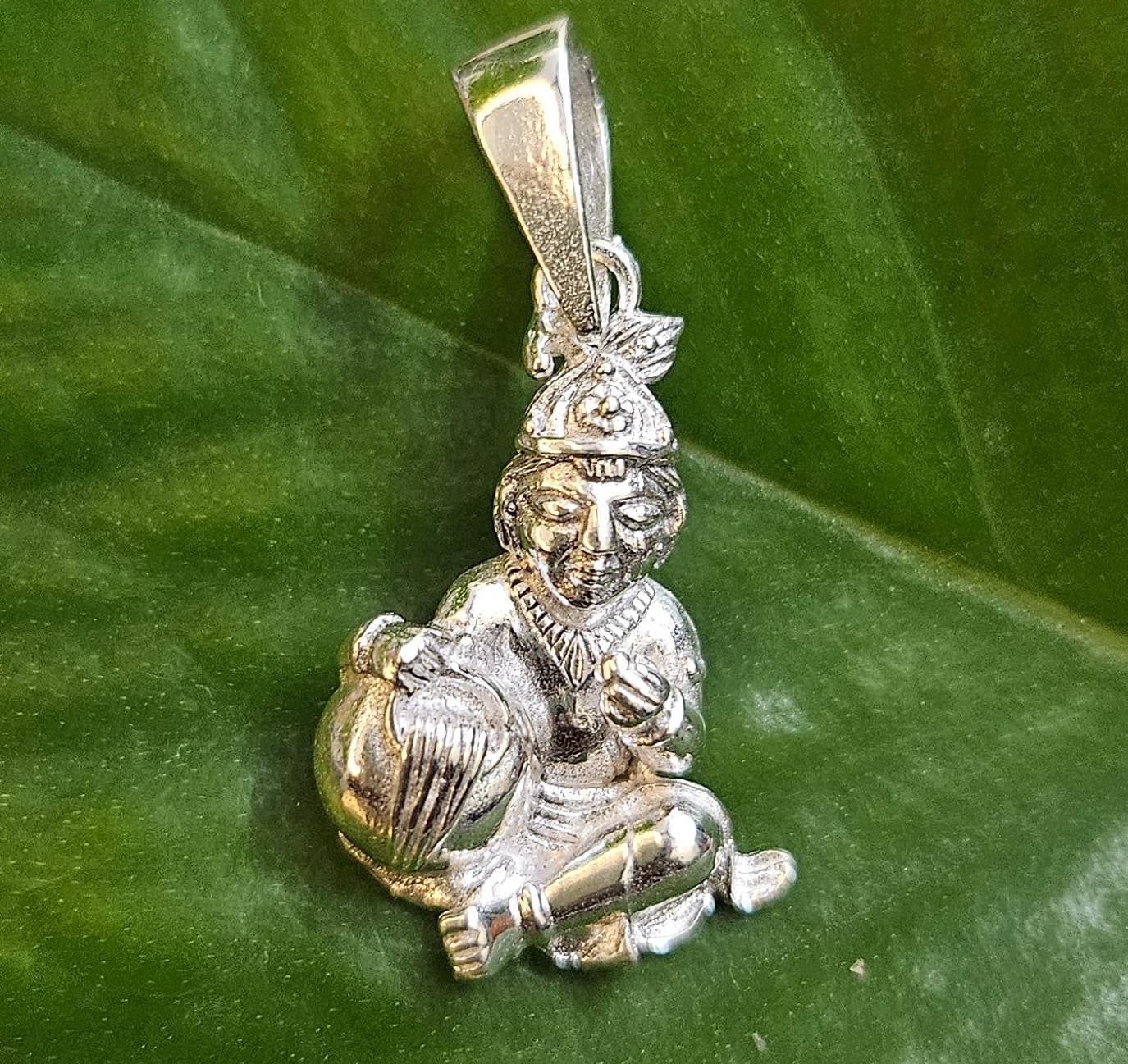 Makhanchor Little Kanha/ Krishna Pendant in 925 Silver