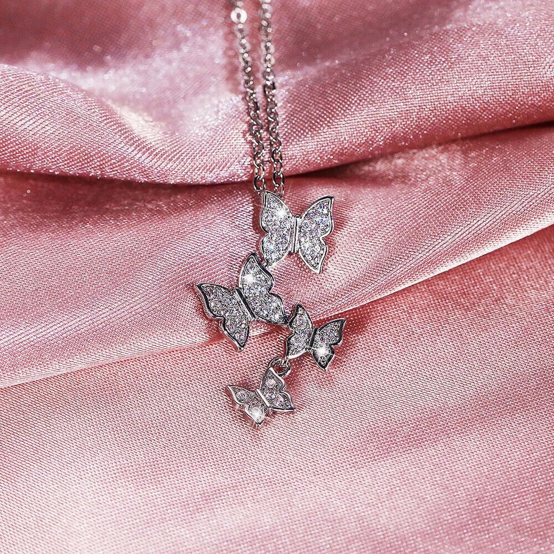 Butterfly Diamonds Pendant