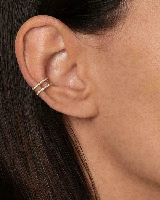 Diamond Ear Cuff Gold